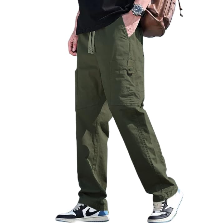 LOUIS SENSE Men's Cargo Pants - Green