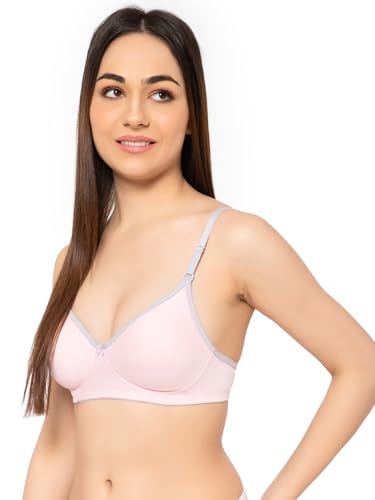 Clovia Pink Cotton T-Shirt Bra - Image 3