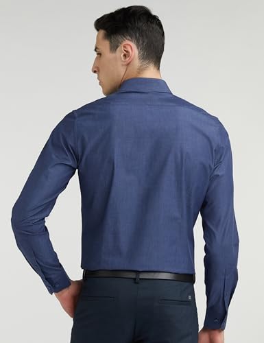 Van Heusen Navy Formal Shirt for Men - Image 2