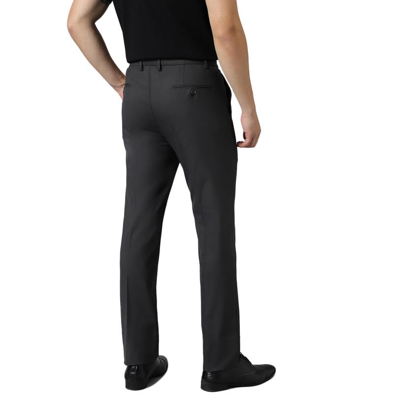 SUBTRACT Men Formal Trouser - Charcoalgrey - Image 3
