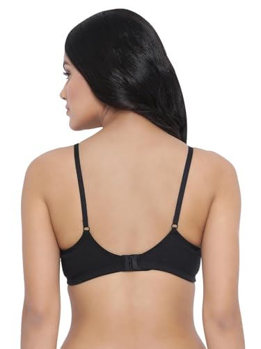 Clovia Black T-Shirt Bra for Women - Image 4