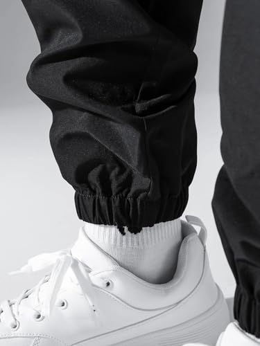 Lymio Men's Black Cargo Pants - Image 4