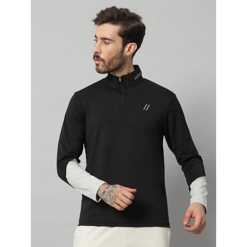 ATICX Men's Dry Fit Polyester Tee - Black - Image 5