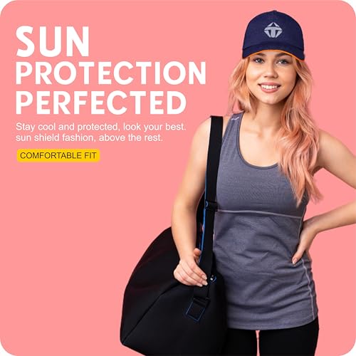 TEKCOOL Polyester Blend Head Cap for Men & Women - Blue - Image 3