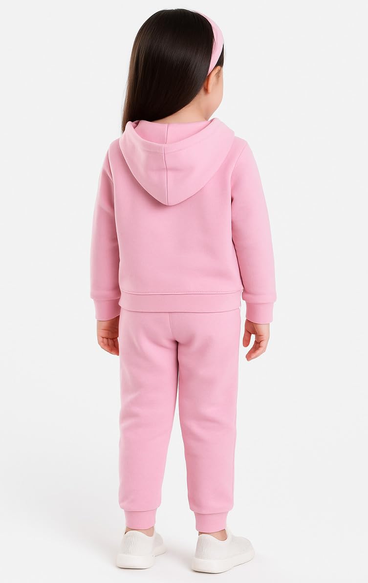 GarbGlide Kids Pink Sweatsuit Set - Image 3