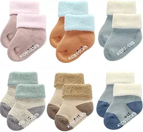 Khillayox Baby Socks Warm Woolen for Boys and Girls