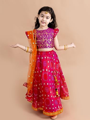 Pspeaches Girl Lehenga Choli - Pink - Image 2