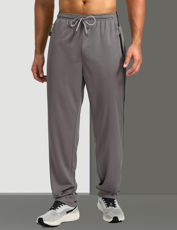 Pinkmint Men's Track Pants - Pink - Image 5
