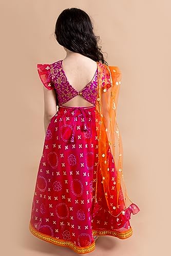 Pspeaches Girl Lehenga Choli - Pink - Image 4
