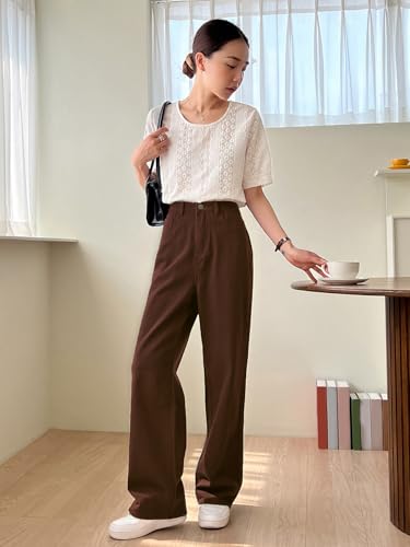 GRECIILOOKS Brown High Rise Jeans for Women - Image 3
