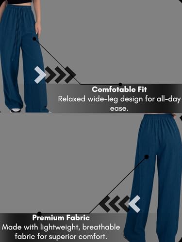 High-Waist Textured Trousers for Women - Image 4