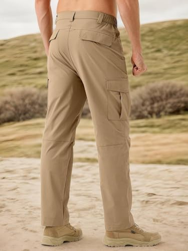 TOPLOT Men's Cargo Pants - Gold - Image 3
