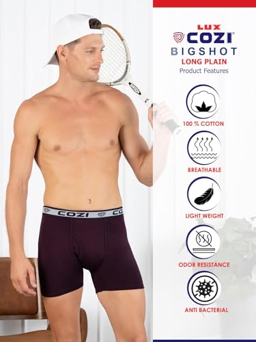 Lux Cozi Men's Cotton Boxers - Assorted - Image 4