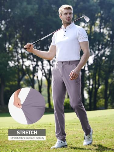 TOPLOT Men's Lavender Formal Pants - Image 4