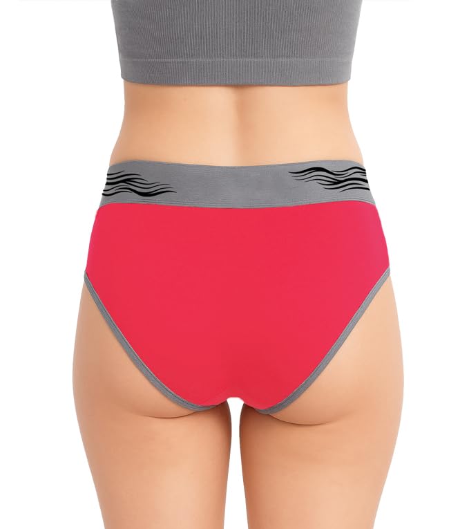 NICSY Women's High Waist Cotton Briefs - Image 2