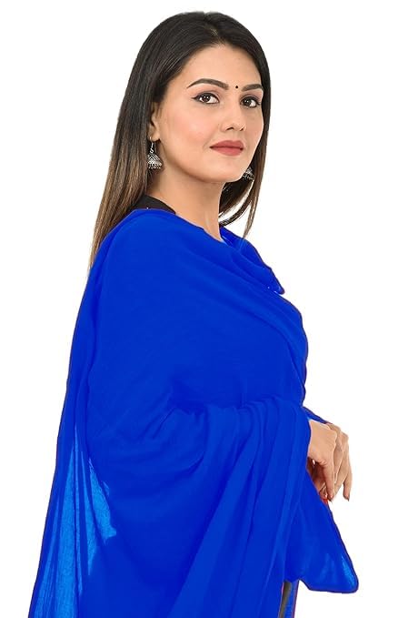 Masrat Collection Royal Blue Dupatta for Women - Image 2