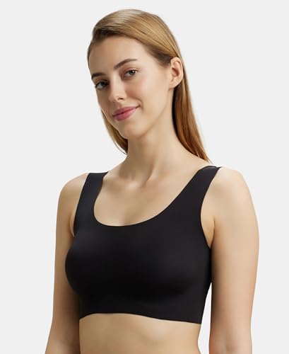 Jockey Women's Wirefree Lounge Bra - Black - Image 4