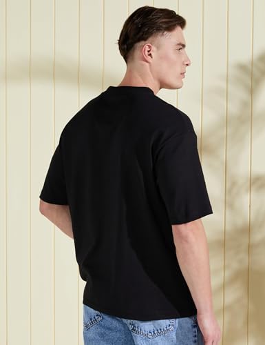 Amazon Men Cotton Solid Oversized T-Shirt - Image 2