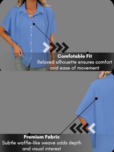 GRECIILOOKS Shirt for Women - Blue - Image 4