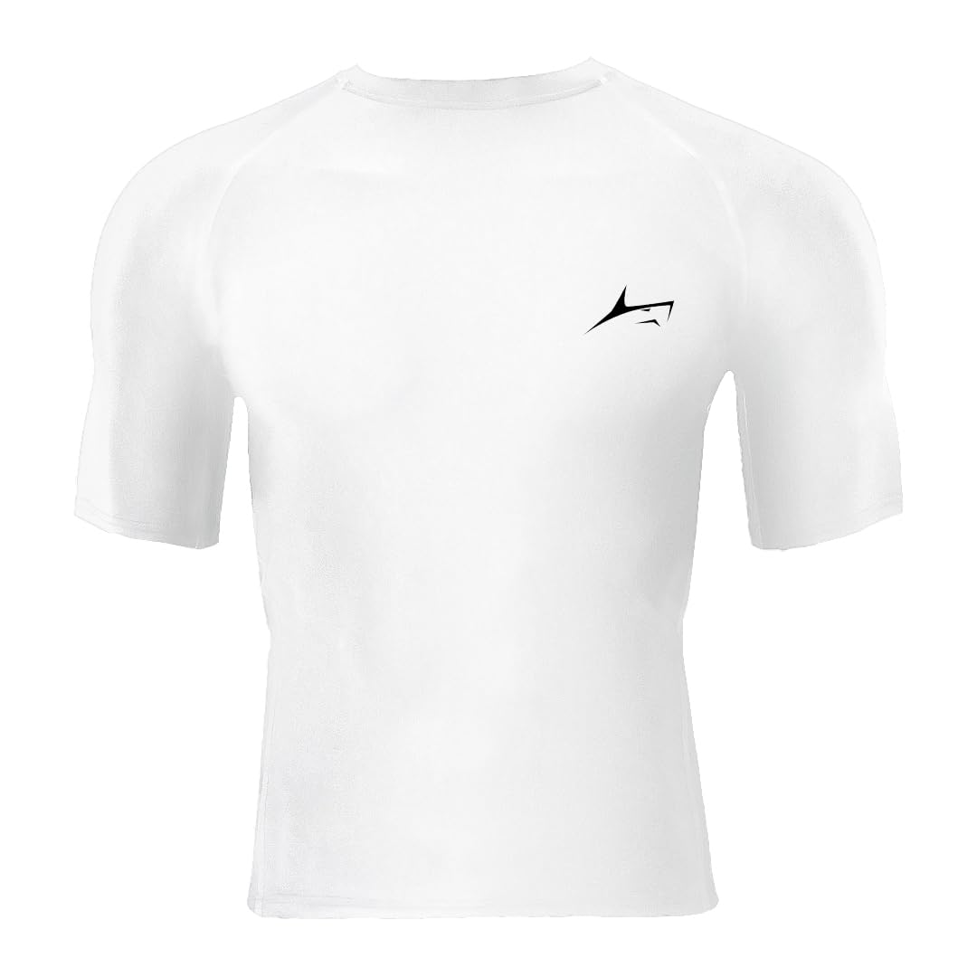 PROSHARX Compression T-Shirt for Men - White