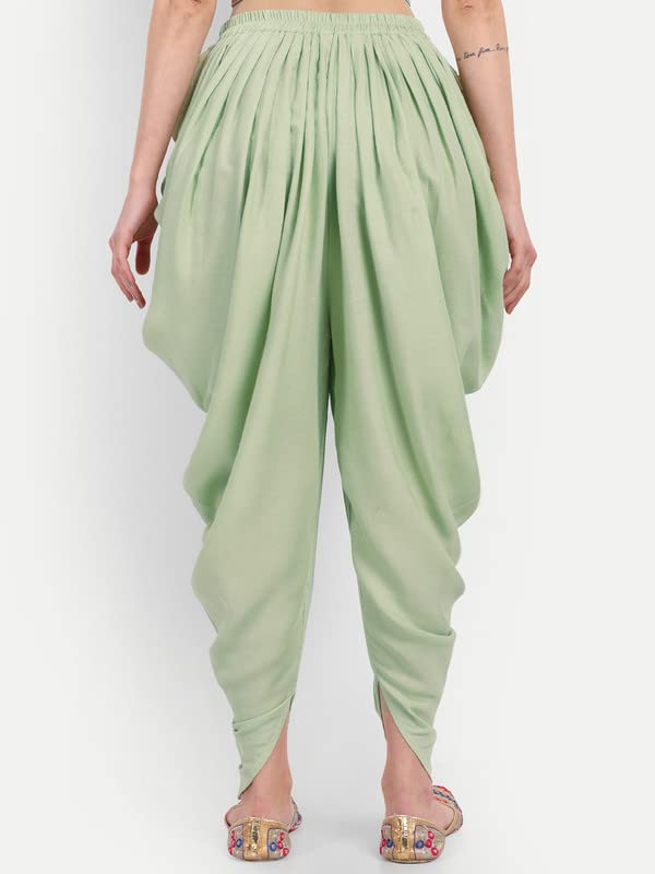 SAJKE Rayon Dhoti Pant for Women - Image 4
