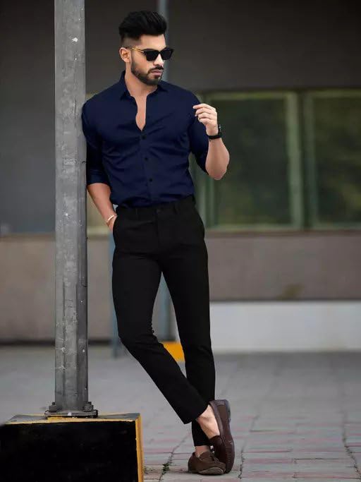 GarbGlide Men's Cotton Blend Casual Shirt - Image 3