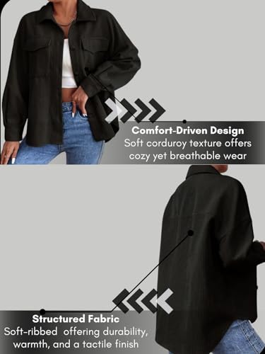 GRECIILOOKS Women's Corduroy Shirt - Image 4