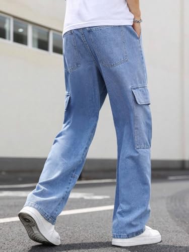 QNIM Men's Blue Denim Jeans - Image 3