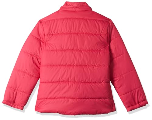 Symbol Quilted Jacket for Girls - Hot Pink - Image 2