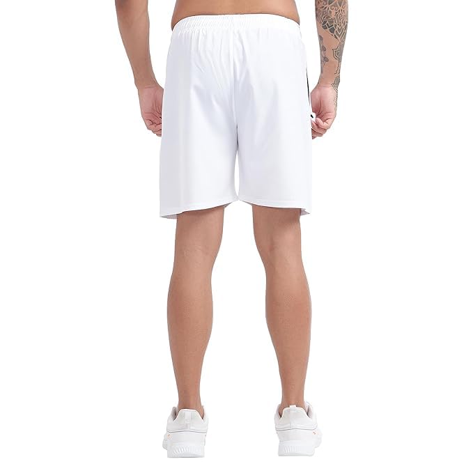 Men's 2-in-1 Workout Shorts - White - Image 2
