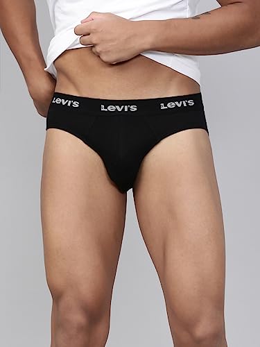 Levi's Men's Black Solid Brief - Image 2