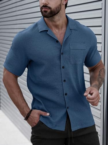 Lymio Men's Casual Shirt - Grey - Image 2