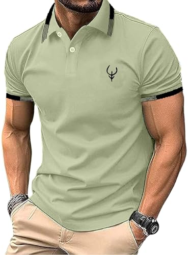 Lymio Men's Polo T-Shirt - SkyBlue Pista - Image 3