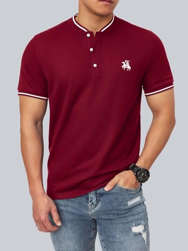 Lymio Men T-Shirt - Maroon - Image 2