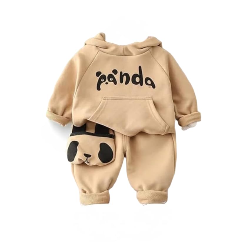 Ameeha Fleece Kids Winter Wear - Cream