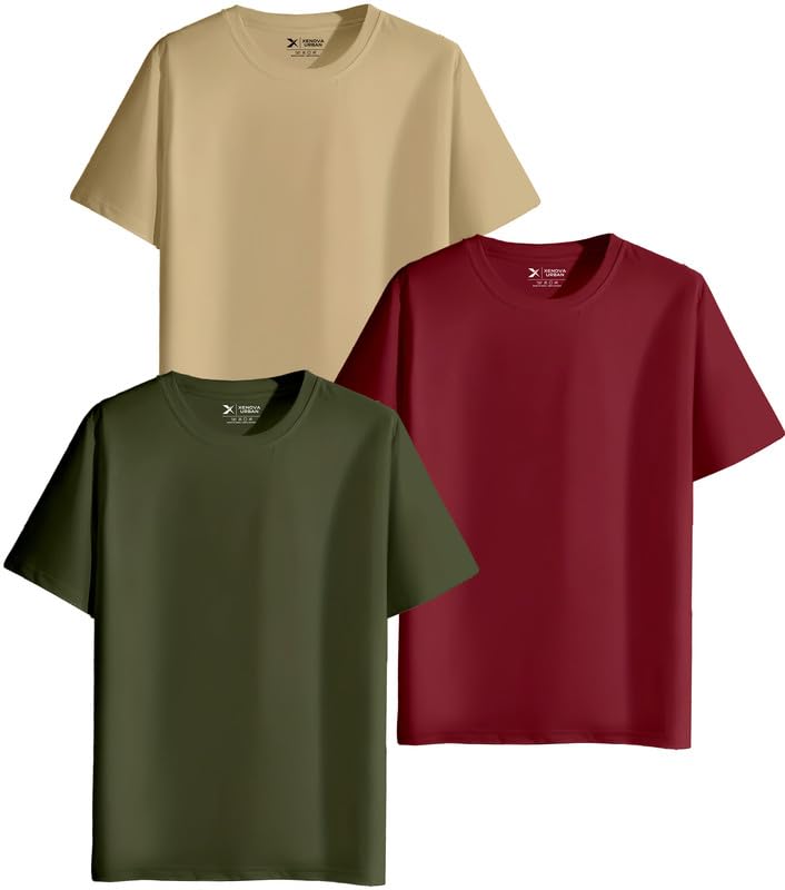 XENOVAURBAN Unisex Solid Color Tshirt