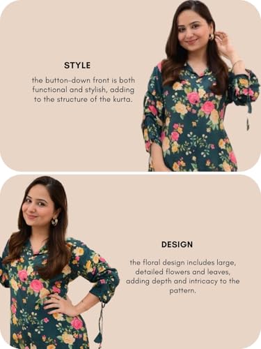 Leriya Fashion Rayon Ethnic Kurta Set for Women - Image 4