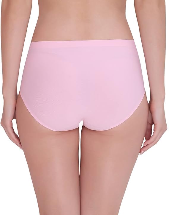 LOURYN KOULYN Women's Seamless Hipster Panty - Pink/Purple - Image 4