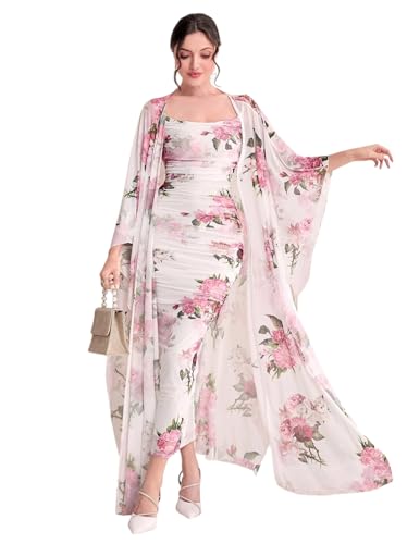 LITZO Pink Maxi Dress for Women - Image 4
