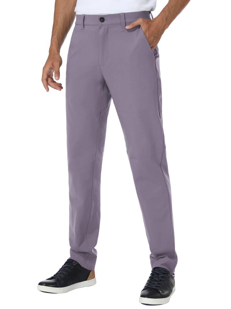TOPLOT Men's Lavender Formal Pants