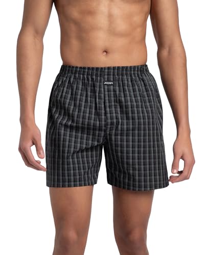 Jockey Men's Cotton Checkered Boxers - Image 2