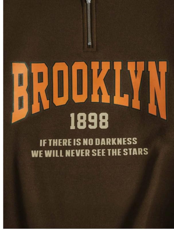 Imsa Moda Men's Chain Collar Sweatshirt - Coffee - Image 2