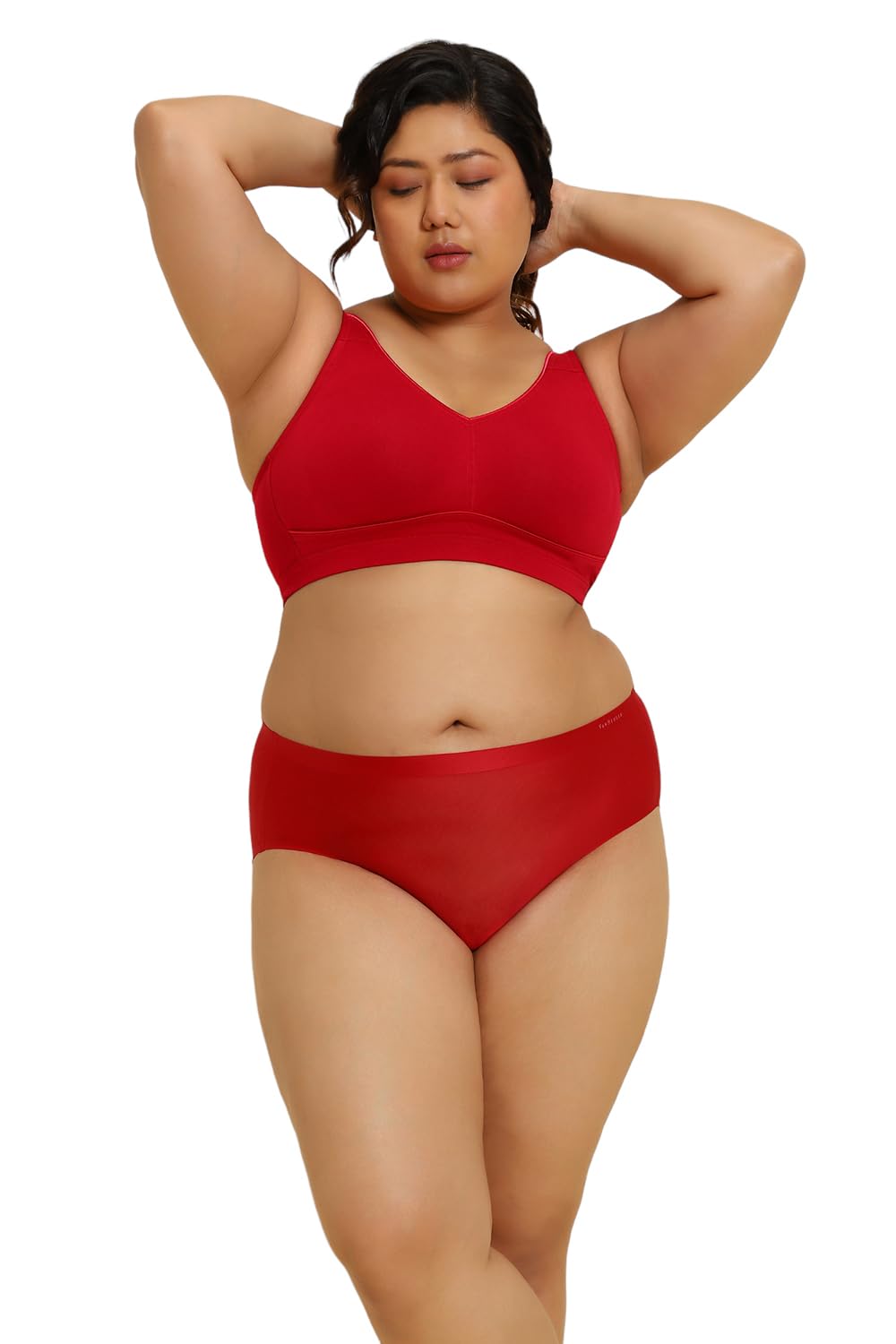 Van Heusen Women's Minimizer Bra - Wireless Persian Red