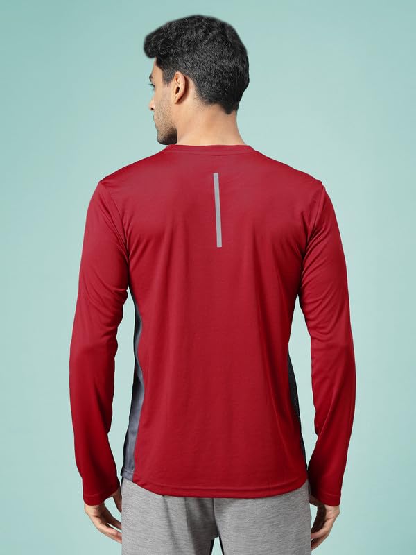 CHKOKKO Men Solid Quick Dry Gym T-Shirt - Image 4