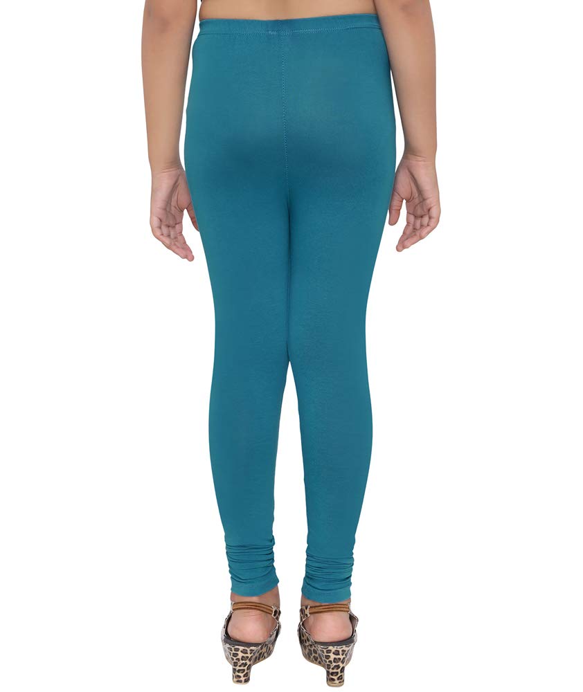 Robinbosky Peacock Blue Leggings for Girls - Image 5