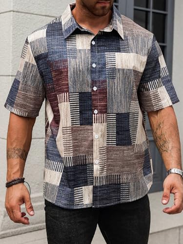 Lymio Mens Casual Shirt - Blue - Image 4