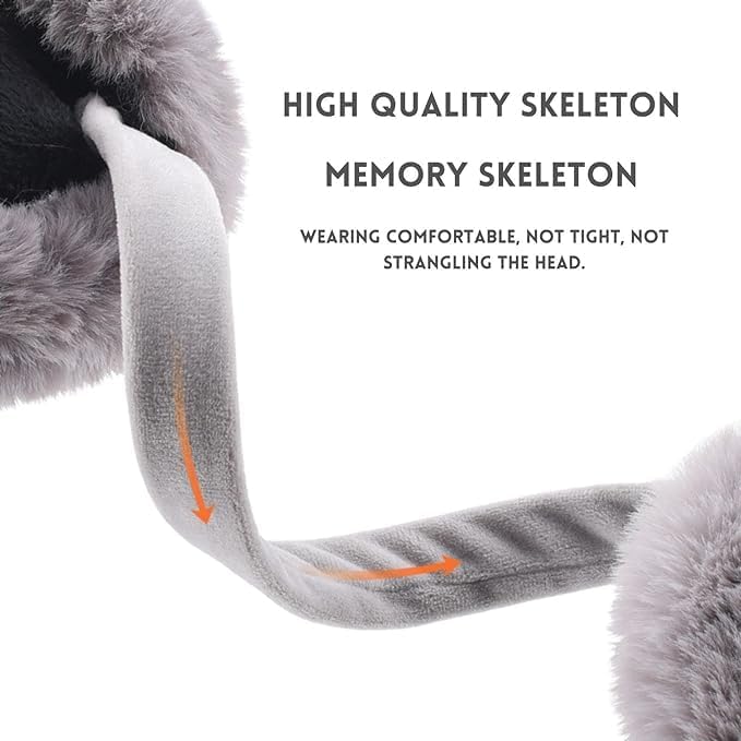 THE DDS STORE Women's Winter Ear Warmers - Black - Image 3