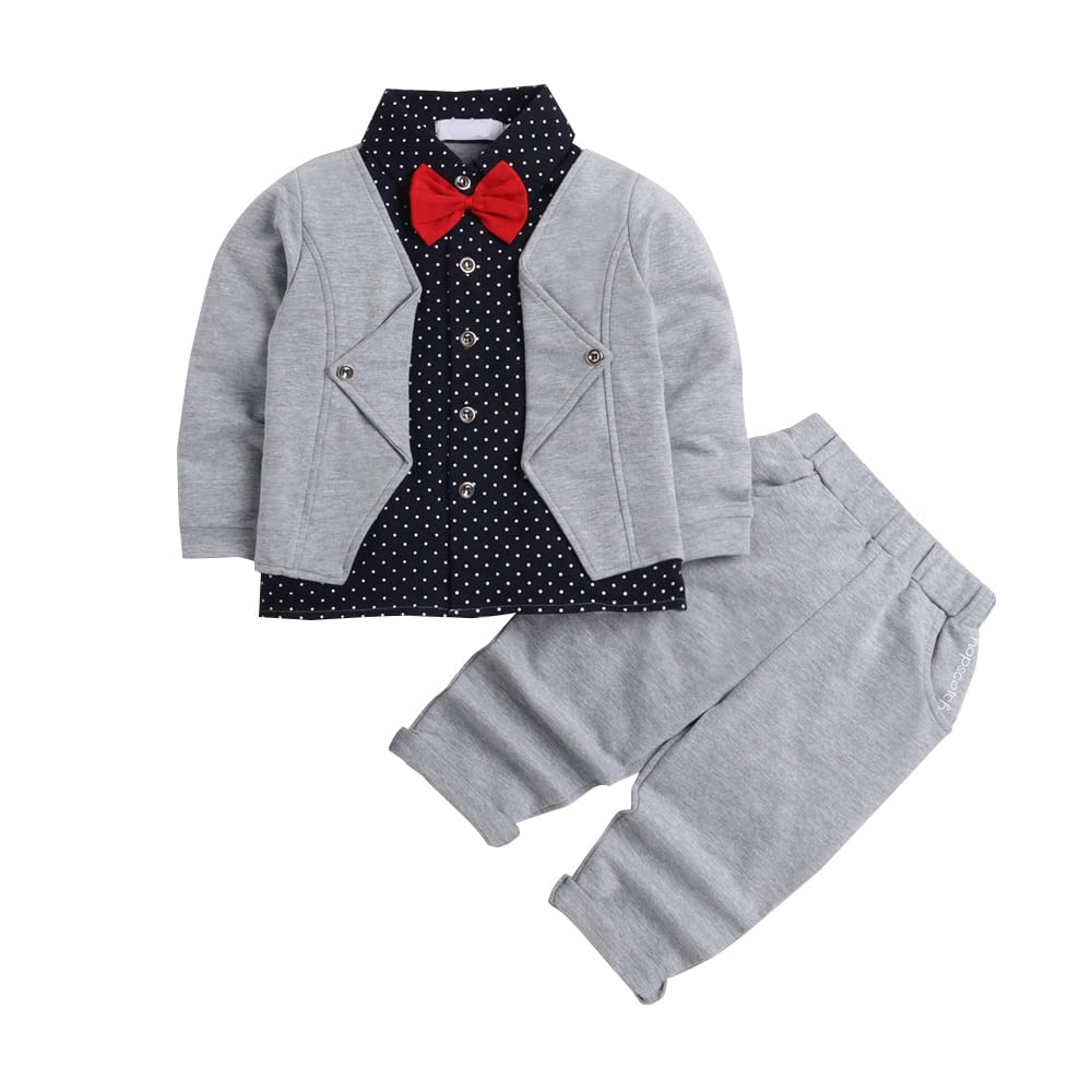 Hopscotch Boys Shirt and Pants Set - Multi Color