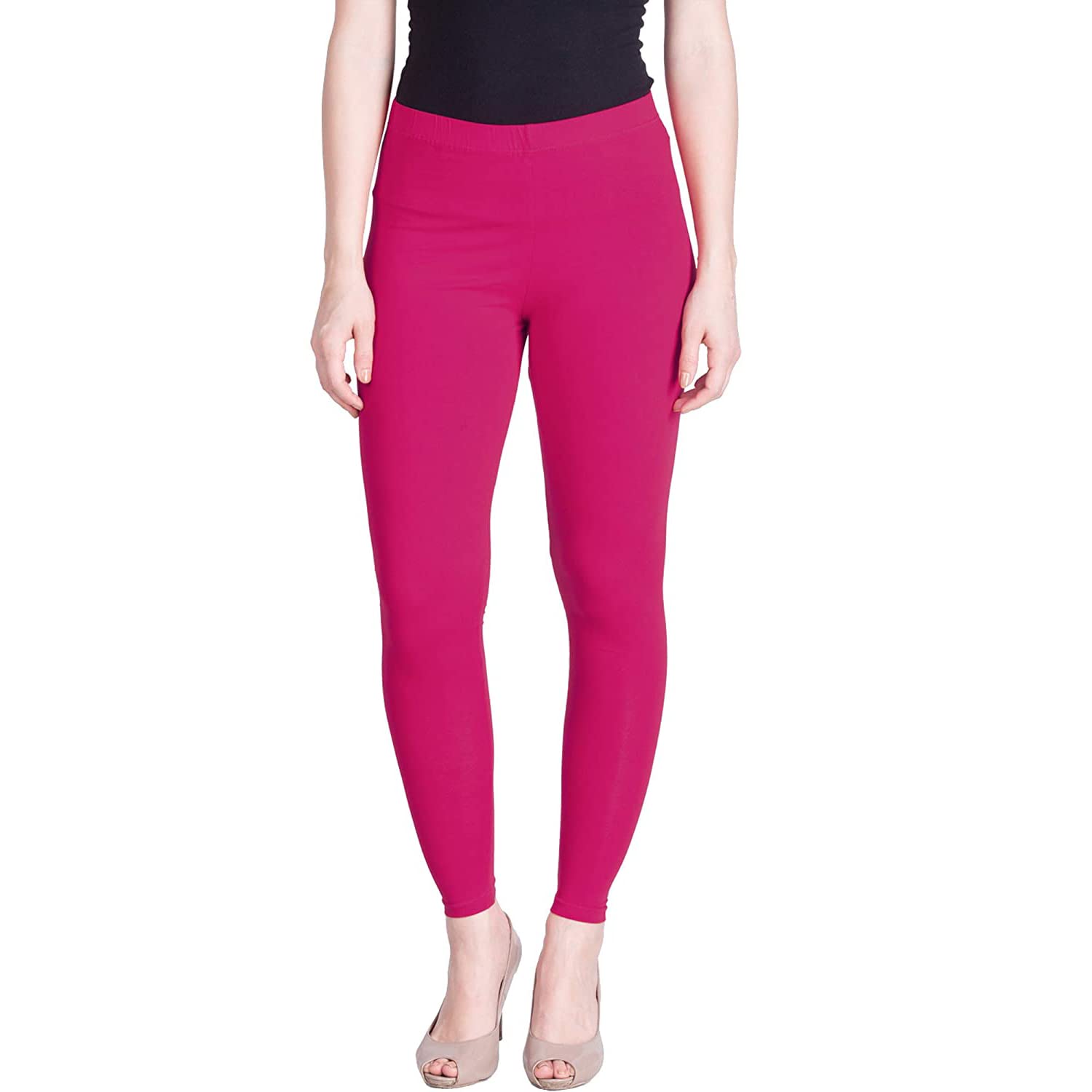 Lyra Women's Skinny Fit Leggings - Candy Pink