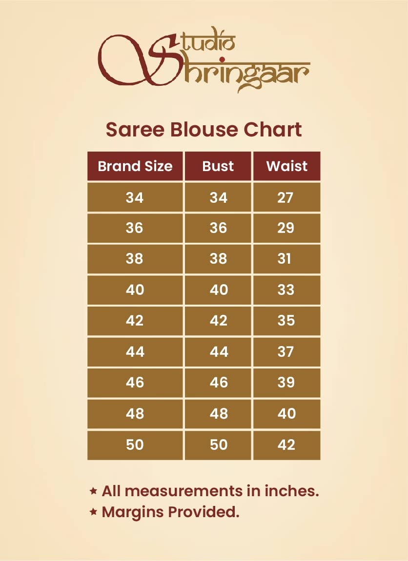 Studio Shringaar Women Cotton Jaipuri Saree Blouse - Indigo Blue - Image 5